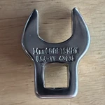 Craftsman 14MM Open End Crowfoot Wrench 3/8" Drive Vv Series 43635 Made In Usa. Fixed Price $24.95.
