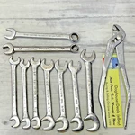 Cornwell, Bonney, Proto 9 Piece Sae Open End Ignition Wrench Tool Set, Usa. Fixed Price $49.99.