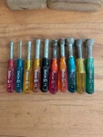 Xcelite Usa PS-120 Mini Nutdriver 10 Piece Set Drivers Only With Case. Fixed Price $16.00.