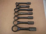 Lot Of 7 Heavy Duty Striking Wrench Proto, Williams & Martin (super Nice) *NDR11. Fixed Price $289.99.