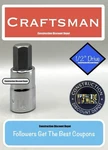 14MM Craftsman CMMT42669 Metric Hex Bit 1/2-IN Drive Shallow Socket Ratchet. Fixed Price $10.94.