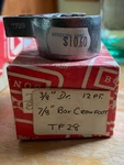Bonney 7/8" TF28 12 Pt. Crow Foot 3/8" Drive Flare Nut Wrench Tool New Old Stock. Fixed Price $35.00.