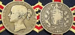 1844 Queen Victoria Crown Solid Silver Young Head Antique Coin Royal Mint London. Fixed Price $242.37.