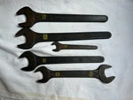Asahi Metric Wrenches-spanner 32, 30, 27, 13-OPEN End 24 X 22-START $15. Fixed Price $25.00.