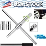 Universal 23INCH Long Reach 4 Way Wheel Lug Wrench Tire Nut Spanner With Socket. Fixed Price $24.99.