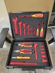 Knipex Socket Set 3/8" Insulated Ratchet 1000V Pliers Screwdrivers Wrenches. Fixed Price $399.00.