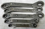 Blue-point 5PC Metric 12PT 25 Offset Ratcheting Box Wrench 7-17MM #RBYAM605. Fixed Price $55.00.