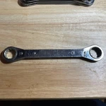 Vintage Armstrong 13/16"X15/16" Ratcheting Box End Wrench 12PT 27-601. Fixed Price $7.20.