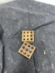 9 Metal 3/16" Number Punches In Wood Holder. Fixed Price $17.50.