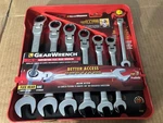 *new* Gearwrench 7 Piece Sae Ratcheting Flex Head Set Case 3/8"-3/4". Fixed Price $49.99.