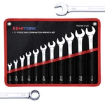 Hitork 11 Piece Combination Wrench Set With Roll Pouch, Sae Sizes (1/4" - 7/8"). Fixed Price $21.95.