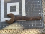 1-1/2" Single Open-end Wrench, (fairmount Co. #609A) 12" Long,. Fixed Price $14.00.
