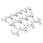Sealey Crows Foot Open End Spanner Set 14 Pieces 1/2" Square Drive Metric S01109. Fixed Price $160.92.