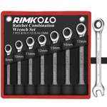 7-PIECE Wrenches Set, 8MM-17MM Metric Ratcheting 72-TOOTH .... Fixed Price $29.82.