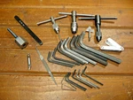 Lot Of Machinist Tools Handle Tap Wrenches Trw, E.b. Hanson, Gtd More. Fixed Price $49.00.