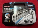 Channellock 39100 Ultra Access Socket Set, 16 Piece, Chrome/nickel. Fixed Price $55.00.
