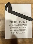 Proto #C474 Adjustable Hook Spanner Wrench. Fixed Price $45.00.