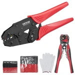 Ratcheting Crimping Tool Set For Insulated Electrical Connectors AWG22-10 With. Fixed Price $32.56.