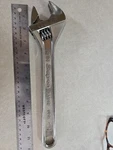 12" Snap-on FAD12 Adjustable Wrench Usa Made. Fixed Price $92.11.