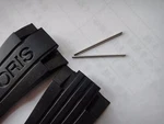 Pair Oris Bar Pin Tube For 42444 Williams F1 Rubber Band Strap Case# 635 7613. Fixed Price $65.00.