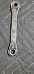 Kastar Point Ratcheting Reversible Box Wrench Sae 1/2 - 9/16 Made The Usa. Fixed Price $10.00.