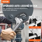 Vevor Aluminum Straight Pipe Wrench 18 Automatic Jaw Adjustment 60CRV. Fixed Price $35.06.