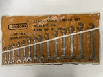 Wisdom Tools 14PC Sae Angle Open-end Wrench Set 3/8 "- 1/8 See Desc. & Pics. Fixed Price $89.95.