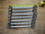 7PC Heyco 475 Metric Deep Offset Dual 12PT Box End Wrench 17MM-32MM #5. Fixed Price $99.99.