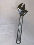 Vintage Sears No. 30871 Adjustable Wrench Full Forged Chrome Alloy Japan T1. Fixed Price $24.99.