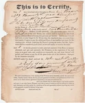 Rare Document Signed - By Famous Shaker Grove Wright 1832 Hancock Mass.. Fixed Price $2400.00.