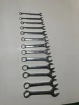 Snap On Wrench Set 12 Pt Flank Drive Combo Short Oex 100 320 Sae 5/16. Fixed Price $320.00.