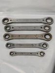 Vintage Mac Tools Ratcheting Box Wrench Set 5PC Usa -sae- Rw &rbw. Fixed Price $34.00.