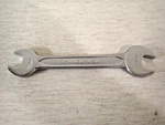 Indestro Metric Open Wrench #41415 14MM-15MM Polished Chrome Ends Made Usa. Fixed Price $20.95.