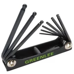 Greenlee 0254-12 9-PIECE Folding Ball-end Hex-key Set. Fixed Price $23.04.