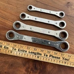 Craftsman 4PC Ratchet Wrench Set 42162 42163 42164 42165 Tool 3/8" 7/8". Fixed Price $38.99.