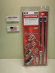 Craftsman 10 Pc 1/4" 3/8" 1/2" Drive Extensions Adapters Joints 42351 *usa*. Fixed Price $138.99.