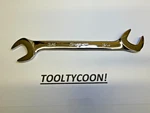 Snap-on Tools Usa New 3/4" Sae Way Open End Angle Head Chrome Wrench VS24B. Fixed Price $79.95.