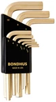 Metric Hex Short Arm L-wrench Set 9PCS 1.5MM-10MM Goldguard Bondhus 38299. Fixed Price $8.06.