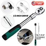 1/2" Drive Telescopic Extendable Long Handle Ratchet Socket Wrench 12-18". Fixed Price $20.95.