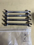 4 Lot - Bonney Usa Wrench 9/16 1/2 RF52 Aircraft Aviation Etc Flare Nut. Fixed Price $38.88.