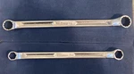 Snap On XV-1618 1/2-9/16 & XV2022 5/8-11/16 Offset 12 Pt, Double Box End Wrench. Fixed Price $29.99.