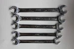 Snap-on Tools 5 Pc 6-POINT Metric Open-end/flare Nut Wrench Set (10 14 Mm) Usa. Fixed Price $165.00.