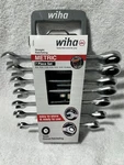 Wiha 7 Piece Straight Ratcheting Metric Wrench Set Model 30390 New. Fixed Price $64.95.