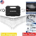 Pro 22PC Ratcheting Wrench Set 72 Tooth Flex Head Metric Sae Mirror Polish. Fixed Price $177.75.