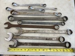 10 Pc. Lot Usa Ugly! Large Combination Box End Williams/proto Wrenches M0527L. Fixed Price $43.96.