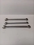 Snap-on Combination Sae Wrenches 1/2" X 7/16" Lot Of 3 Hand Tools. Fixed Price $24.99.