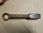 Wright 1952 1-5/8" Offset Hammer Wrench Usa Knocker Striking Proto. Fixed Price $29.95.