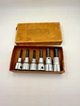 Vintage Proto 4990 3/8 Sae Hex Set 6 Piece Made Usa. Fixed Price $45.00.