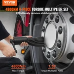 Vevor Torque Multiplier, With 4 Sockets And Storage Case For Truck Trailer Rv. Fixed Price $66.54.