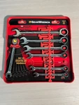 Gearwrench 12 Point Sae Ratcheting Combination Set 7 Pc. Fixed Price $27.00.